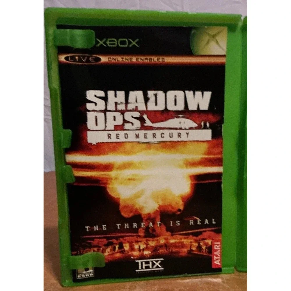 Shadow Ops Red Mercury (Microsoft Xbox, 2004) Complete with Manual